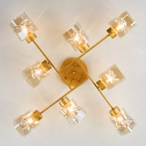 Потолочная люстра Eurosvet Hilari 30165/8 перламутровое золото