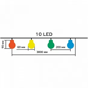 Гирлянда на солнечных батареях Gauss Solar GS035