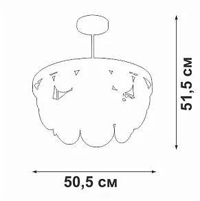 Люстра на штанге Vitaluce V5882 V5882-8/6PL