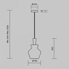 Подвесной светильник Maytoni Toys MOD405PL-01W1