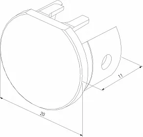 Заглушка для трека Elektrostandard Mini Magnetic a067267