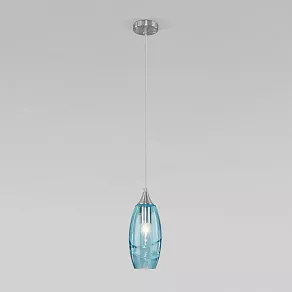 Подвесной светильник Eurosvet Lotus 50222/1 голубой