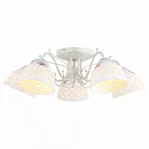 Потолочная люстра Arte Lamp Wicker A6616PL-5WG
