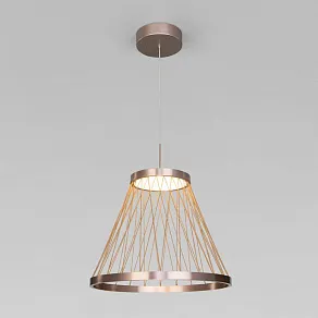 Подвесной светильник Eurosvet Cesta 40016/1 LED коричневый