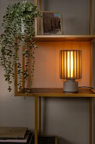 Настольная лампа декоративная Lucide Lambres 45510/01/41