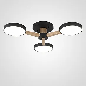 Люстра на штанге Imperiumloft TURNA Black TURNA01