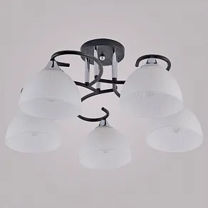 Люстра на штанге Reluce 01635 01635-0.3-05 BK+CR