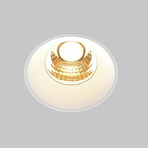 Встраиваемый светильник Maytoni Round DL058-7W2.7K-TRS-W
