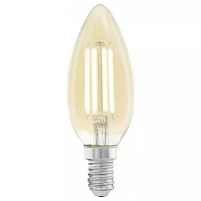 Лампа светодиодная [поставляется по 10 штук] Eglo C35 E14 4Вт 2200K 11557