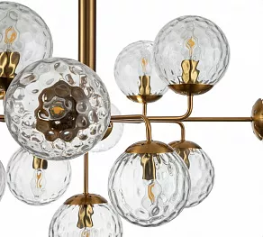 Люстра на штанге Indigo Cocoon 11008/13P Brass