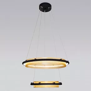 Подвесной светильник Eurosvet Imperio 90241/2 черный/ золото Smart