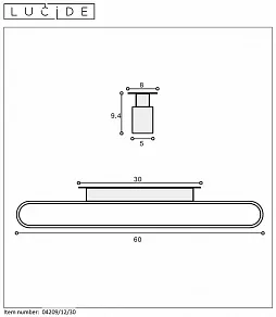 Светильник на штанге Lucide Madelon 04209/12/30