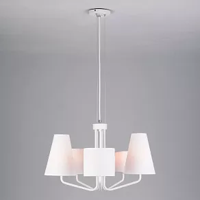 Подвесная люстра Eurosvet Ornato 70074/5 белый