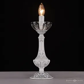 Настольная лампа декоративная Bohemia Ivele Crystal AL7801 AL78100L/12 WMN P Clear/M-1H
