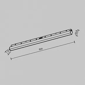 Встраиваемый светильник Maytoni Basis TR030-2-24W2.7K-B