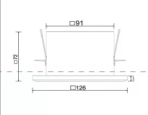 Встраиваемый светильник Maytoni Metal Modern DL008-2-01-B