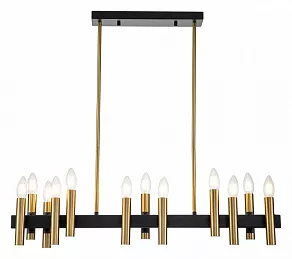 Люстра на штанге Indigo Cero 13009/12PL Black