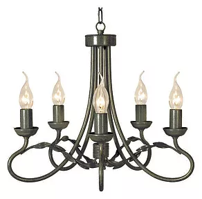 Подвесная люстра Elstead Lighting Olivia OV5-BLK-GOLD