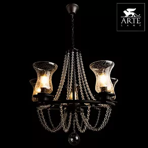 Подвесная люстра Arte Lamp Malia A6586LM-5BK