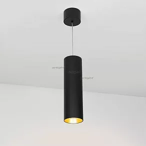 Подвесной светильник Arlight SP-POLO-HANG-LONG300-R85-15W Warm3000 (BK-GD, 40 deg) 027412