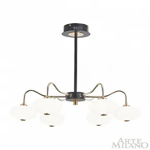 Люстра на штанге Arte Milano Neapolis-73908 273908/6 BK/GD