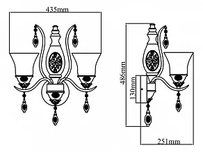 Бра Maytoni Lampada H103-02-W