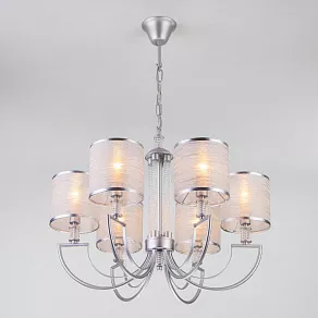 Подвесная люстра Eurosvet Licata 60099/6 серебро