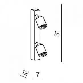 Спот Azzardo Tomi 2 AZ0663
