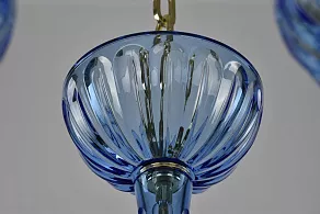 Подвесная люстра Bohemia Ivele Crystal Ivele Crystal 6 1311/10/300 G Aq/Aquamarine/M-1H