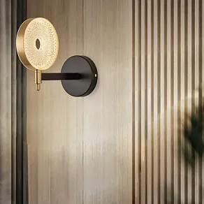 Бра Arte Milano Ferrara-72079 272079/1B BK/GD