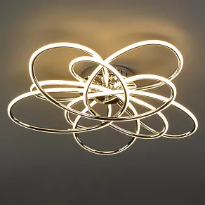 Потолочная люстра Eurosvet Spring 90143/5 хром 216W