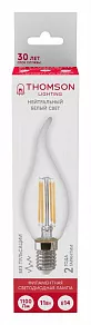 Лампа светодиодная Thomson Filament TAIL Candle E14 11Вт 4500K TH-B2080