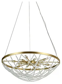 Подвесная люстра Newport ЭЛЬВИРА 8650/70 C brass