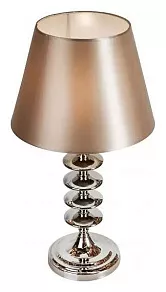 Настольная лампа декоративная iLamp Rolling T2406-1 Nickel