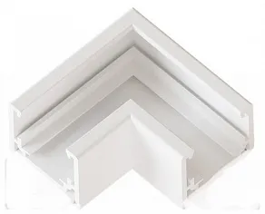 Соединитель угловой внешний для треков накладных AM-Group  MAGNET AM503 WH