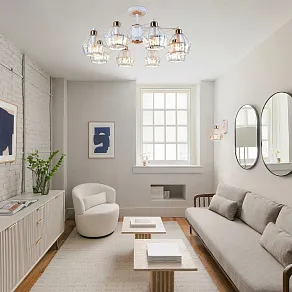 Люстра на штанге Eurosvet Lord 70075/8 белый