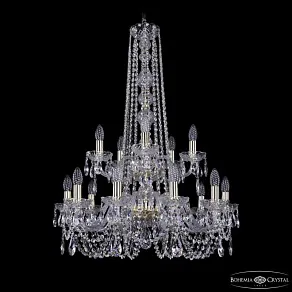 Подвесная люстра Bohemia Ivele Crystal 1402 1402/10+5/240/h-90/2d G