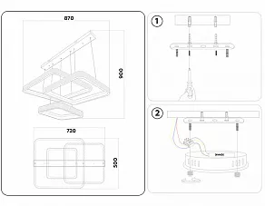 Подвесной светильник Ambrella FA FA6165