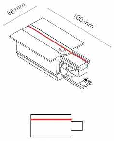 Токопровод левый Nowodvorski Ctls Power 8235