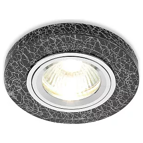 Встраиваемый светильник Ambrella Crystal 24 D0226 BK/CH