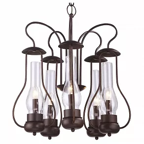 Подвесная люстра Arte Lamp Bulbo A8955LM-5BR