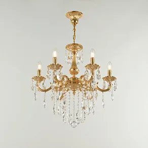 Подвесная люстра Bohemia Ivele Crystal AL77 AL77101/6/175 B G