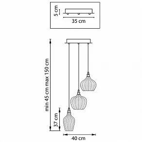 Подвесной светильник Lightstar Rocco 793236