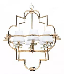 Подвесная люстра LUMINA DECO Baltimore LDP 8020-6 GD+WT