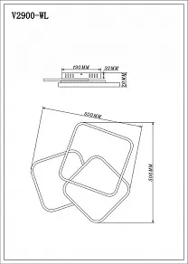 Потолочная люстра Moderli Lira V2900-WL