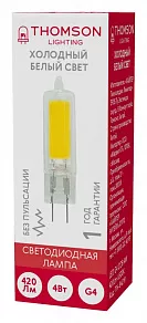 Лампа светодиодная Thomson G4 COB G4 4Вт 6500K TH-B4219