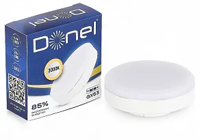 Лампа светодиодная Donel DN03 GX53 7Вт 3000K DN03006W7GX53
