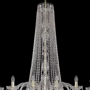 Подвесная люстра Bohemia Ivele Crystal 1402 1402/20/530/h-164/G