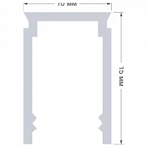 Профиль накладной Apeyron Electrics  08-30-01