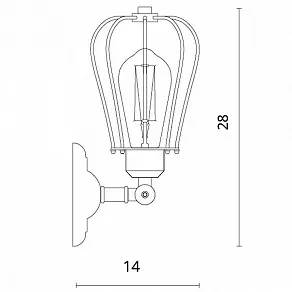 Бра Divinare Ofelia 2001/01 AP-1
